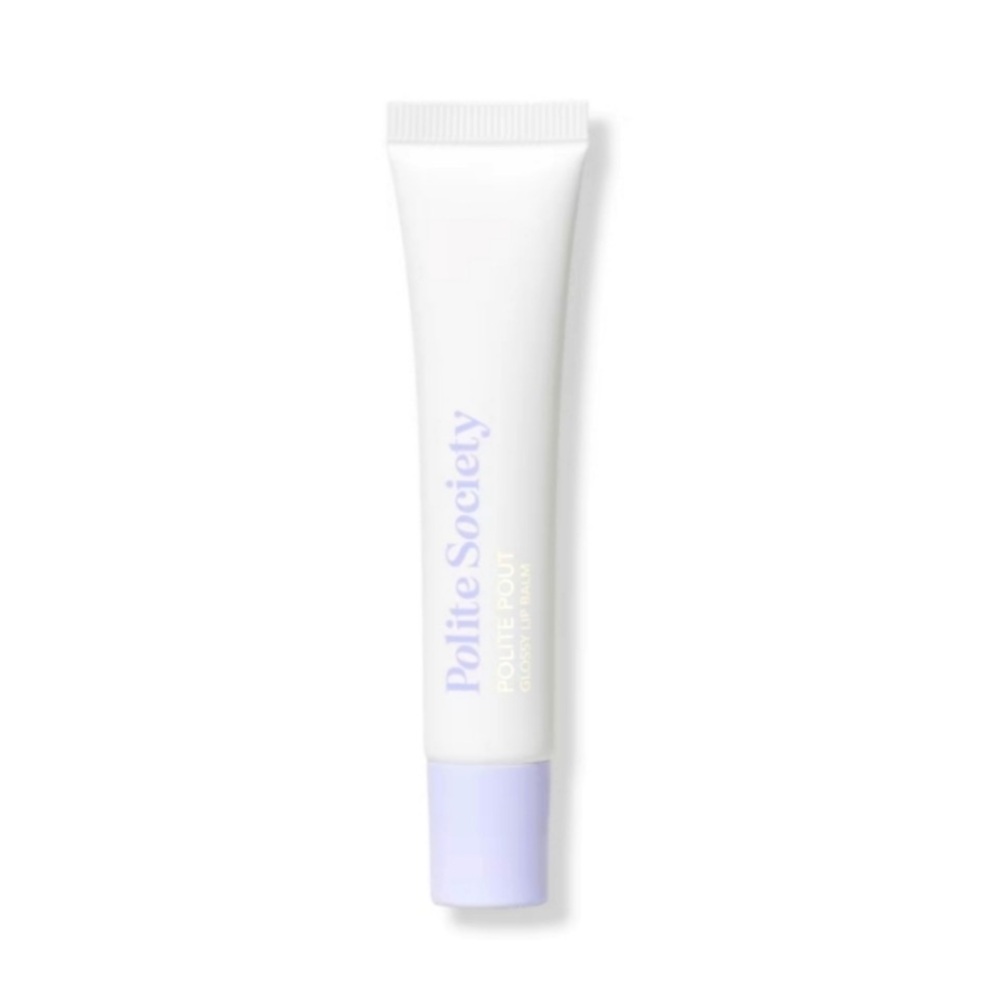 Polite Society Polite Pout Glossy Lip Balm Coconut Cream